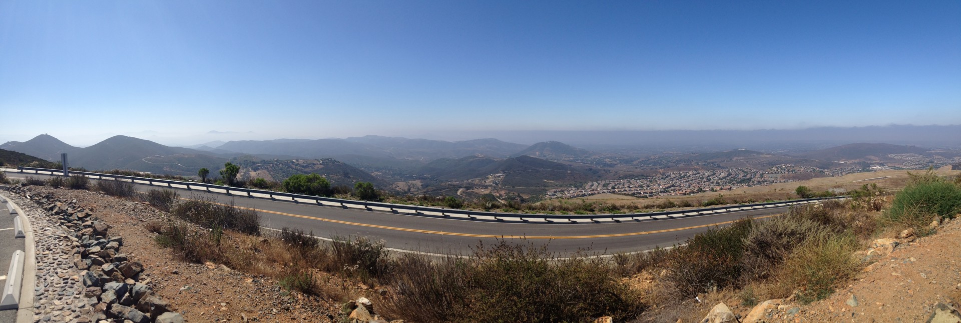 San Marcos landscape from Double Peak Park